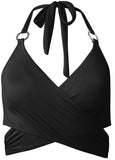 Laguna Wrap Underwire Top Black Beauty