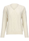 Cable Knit Sweater Off White