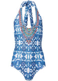 Blanc V Neck One Piece Enchantress