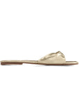 Twist Flat Sandal Gold