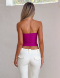 NIYA BANDAGE TOP MAGENTA