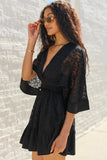 Riverly Black Lace Dress