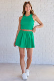 Remy Green Skirt Set