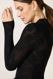 Tibi Mock Neck Top