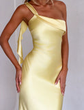 RAINEY MAXI DRESS BUTTER YELLOW