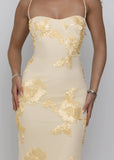 Blissful Moments Maxi Dress Yellow