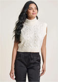 Cable Knit Sweater Cloud Dancer