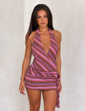 SORRENTO MINI DRESS DUSK OMBRE STRIPE