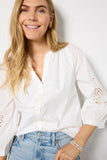 Ainsley Eyelet Sleeve Top