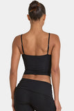 ButterCloud Crop Tank Top in Black