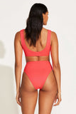 The Icon One Piece Coral Glow EcoRib BT