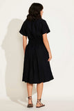 Playa Cut Out Dress Black EcoLinen