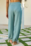 Gwen Blue Gauze Harem Pant
