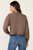 Amelia Side Lace Up Sweatshirt
