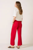 Maya Wide Leg Linen Ankle Pant