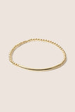 Bliss Bar Smooth Gold 3mm Bracelet