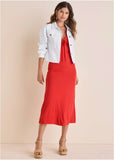 Core Denim Jacket White Denim
