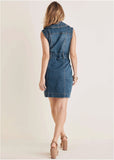 Whip Stitch Denim Mini Medium Wash