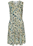 Sleeveless Printed Mini Sand Multi