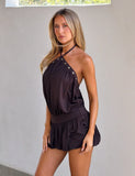 NATASHA DRESS CHOCOLATE