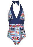 Athens One Piece Swimsuit Postcard Vacay