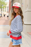 Bexley Blue Stripe Crewneck