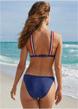 Strappy Bikini Bottom Ultramarine Blue