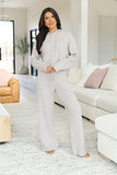 Kitt Taupe Hoodie Lounge Sweater