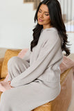 Kitt Taupe Hoodie Lounge Sweater
