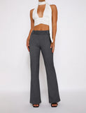 KITTIE HIGH RISE PANT GREY