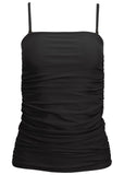 Slimming Bandeau Tankini Top Black Beauty