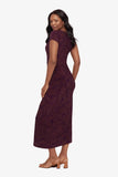 Loki Wrap Front Shaping Dress in Anthurium