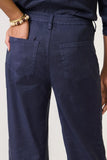 Joelle Stretch Linen Trouser with Tie Waist