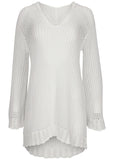 Crochet Cover Up Dress White