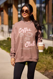 Coffee Club Mocha Graphic Sweatshirt