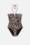 Sutton V Wire Bandeau One Piece Desert Skin