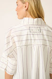 Seaside Cotton Stripe Shirt