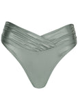 Shine Havana Bikini Bottom Silver Metallic