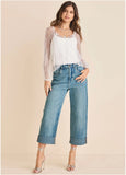 Lace Long Sleeve Top White