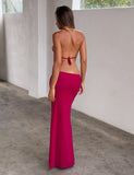 EVANNA MAXI DRESS BERRY