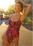 Bondi One Piece Swimsuit Rose Garden