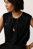 Lila Lace Bubble Tank