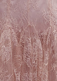 Sweet Temptation Lace Long Sleeve Mini Dress Pink