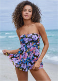 Lanai Bandeau Tankini Top Evening Bloom