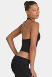ButterCloud Crop Tank Top in Black
