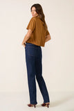 90s Pinch Waist Long Straight Jean