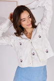Kaitlyn Flower Embroidered Cardigan
