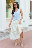 Arden Ditsy Floral Maxi Skirt