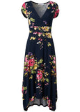 Floral Printed Dress Navy Multi
