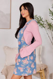 Chase Pink Rose Overall Dress SALE